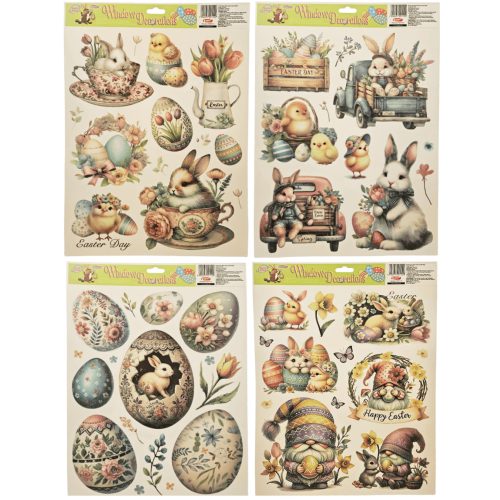 Ablakmatrica, húsvéti, 30x40cm, többféle változat (FKD9112)