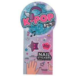 K-POP körömmatrica, 200 db-os, CoolPack K-Pop, világos