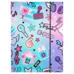 K-POP Rainbow gumis mappa A/4, CoolPack (27669CP)