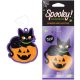 Autóillatosító, fekete macska és tök, Halloween (fűszeres tök illat)