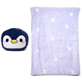   2 az 1-ben plüss párna és takaró, Nico, a Pingvin, Blankeazzz