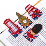 London mágneses könyvjelző, 4 db/csomag