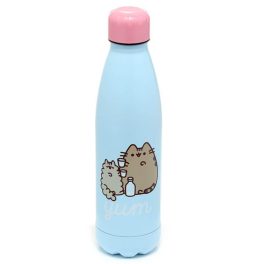   Pusheen cicás rozsdamentes acél thermo palack, 500 ml, ínyenc Pusheen macska