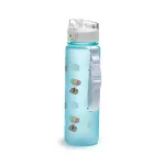 Pusheen cicás kulacs, 600ml, Pusheen macska lufikkal, kék
