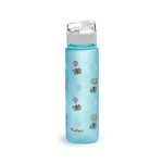 Pusheen cicás kulacs, 600ml, Pusheen macska lufikkal, kék