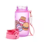Pusheen cicás kulacs, 350ml, ínyenc Pusheen macska, rózsaszín