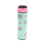 Pusheen cicás rozsdamentes acél thermo palack, digitális hőmérővel, 450 ml, Ínyenc Pusheen macska