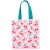 Cseresznye mintás bevásárlótáska, 40x38cm