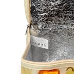 Őszi szüret (tök mintás) uzsonnás táska, hűtőtáska, 20x15x14cm