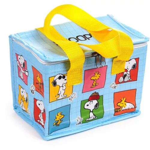Snoopy uzsonnás táska, hűtőtáska, 20x15x14cm, Snoopy & Woodstock, Peanuts