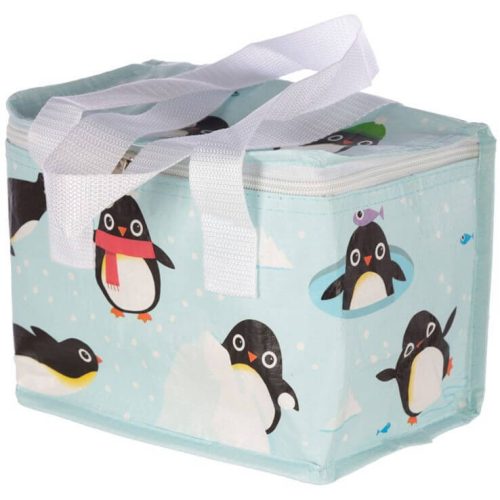 Pingvin uzsonnás táska, hűtőtáska, 20,5x15,5x14cm