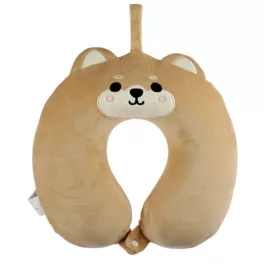   Kutyás utazópárna, nyakpárna, memory foam, plüss RELAXEAZZZ, Shiba Inu kutya, Édes Állatok - ADORAMALS