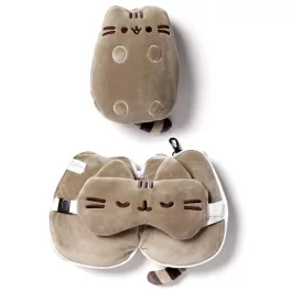 Pusheen cicás utazópárna szemmaszkkal, Relaxeazzz