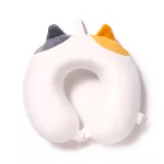 Cicás utazópárna, nyakpárna, memory foam, plüss RELAXEAZZZ, Lola macska, Édes Állatok - ADORAMALS