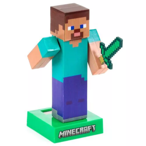 Minecraft napelemes táncoló figura, Minecraft Steve