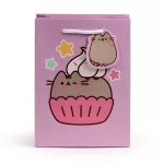 Pusheen cicás ajándéktáska, 23x17x9cm, közepes, muffin