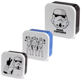 Star Wars uzsonnás doboz szett, 3 db/szett, Stormtrooper