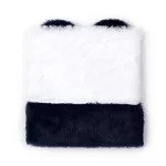 Pandás napló, 16x15cm, plüss borítóval, vonalas, Susu, a panda