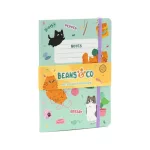 Cicás notesz, A/5, vonalas, Beans és Társai - Macskák