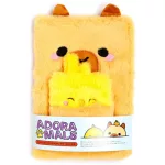 Kapibara napló csibés mini notesszel, A/5, vonalas, plüss borítóval