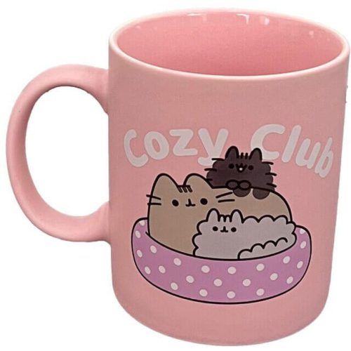 Pusheen cicás bögre, kerámia, 300 ml, Cozy Club