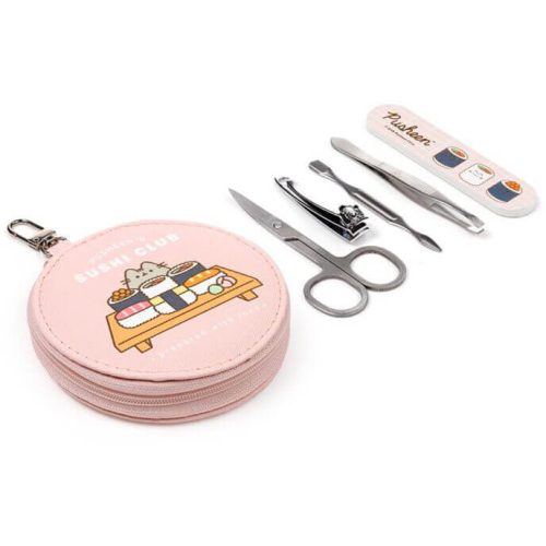 Pusheen cicás manikűr szett, kerek, 5 db-os, Sushi Club