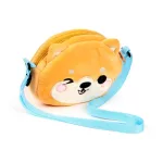 Keresztpántos válltáska, 16x19x6cm, plüss, Édes Állatok, Shuggs, A Shiba Inu Kutya