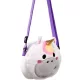 Keresztpántos válltáska, 16x18x6cm, plüss, Édes Állatok, Astra, az Unikornis