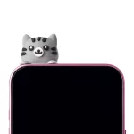 3D telefondísz, öntapadós, Édes Állatok ADORAMALS (axolotl, lajhár, kapibara, macska)