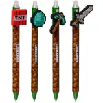 Radírozható zseléstoll, Minecraft eszközök, többféle változat