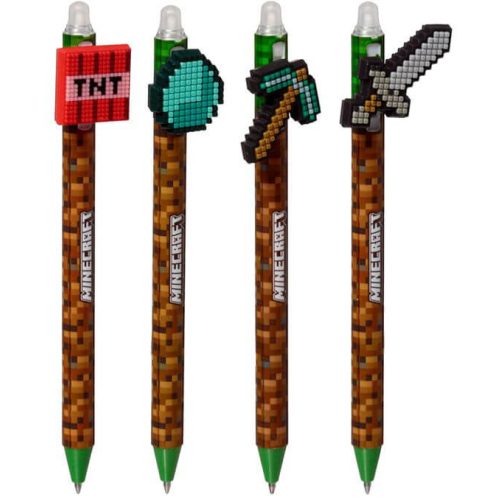 Radírozható zseléstoll, Minecraft eszközök, többféle változat
