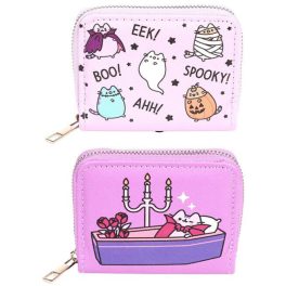   Pusheen cicás pénztárca, 9x11x2cm, Halloweeni Pusheen Macska, kétféle