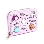 Pusheen cicás pénztárca, 9x11x2cm, Halloweeni Pusheen Macska, kétféle
