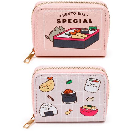 Pusheen cicás pénztárca, 9x11x2,5cm, Sushi Club, kétféle