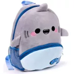 Cápás hátizsák, ovis, 30x25x14cm, plüss, Archie