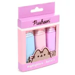 Pusheen cicás szövegkiemelő szett, 3 db/szett, Pusheen macska mancsa