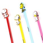 Snoopy ceruza PVC figurával, Snoopy & Woodstock, Peanuts, többféle