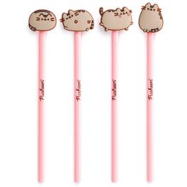   Pusheen cicás ceruza PVC figurával, Pusheen Macska, többféle