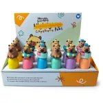 Kapibarás szövegkiemelő figurával, többféle