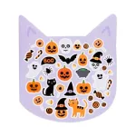Halloweeni matricás füzet, 10 lapos, 22,5x20,5cm