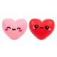 Szivecskés nyomogatható antistressz játék, 8x7x5x4,5cm, 2 féle