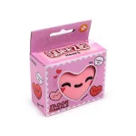 Szivecskés nyomogatható antistressz játék, 8x7x5x4,5cm, 2 féle