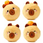 Pattogó plüss labda, kapibara fej, többféle változat