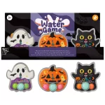 Halloweeni vizes, nyomogatós ügyességi játék, kísérteties Spooky, háromféle változat (macska, szellem, tök)