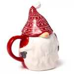 Karácsonyi bögre, kerámia, kukucskáló manó, Scandi Jolly Gonks, 450ml, 1 db