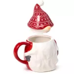 Karácsonyi bögre, kerámia, kukucskáló manó, Scandi Jolly Gonks, 450ml, 1 db