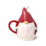 Karácsonyi bögre, kerámia, kukucskáló manó, Scandi Jolly Gonks, 450ml, 1 db