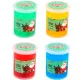 Slime 7cm-es műanyag palackban, karácsonyi figurával, 4 féle változat