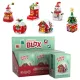 Karácsonyi mini építőkocka készlet, zsákbamacska mistery micro blox, karácsonyi csapat, 6 féle változat