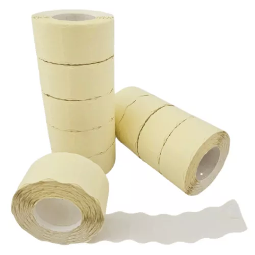 Árazószalag 25x16mm, fehér